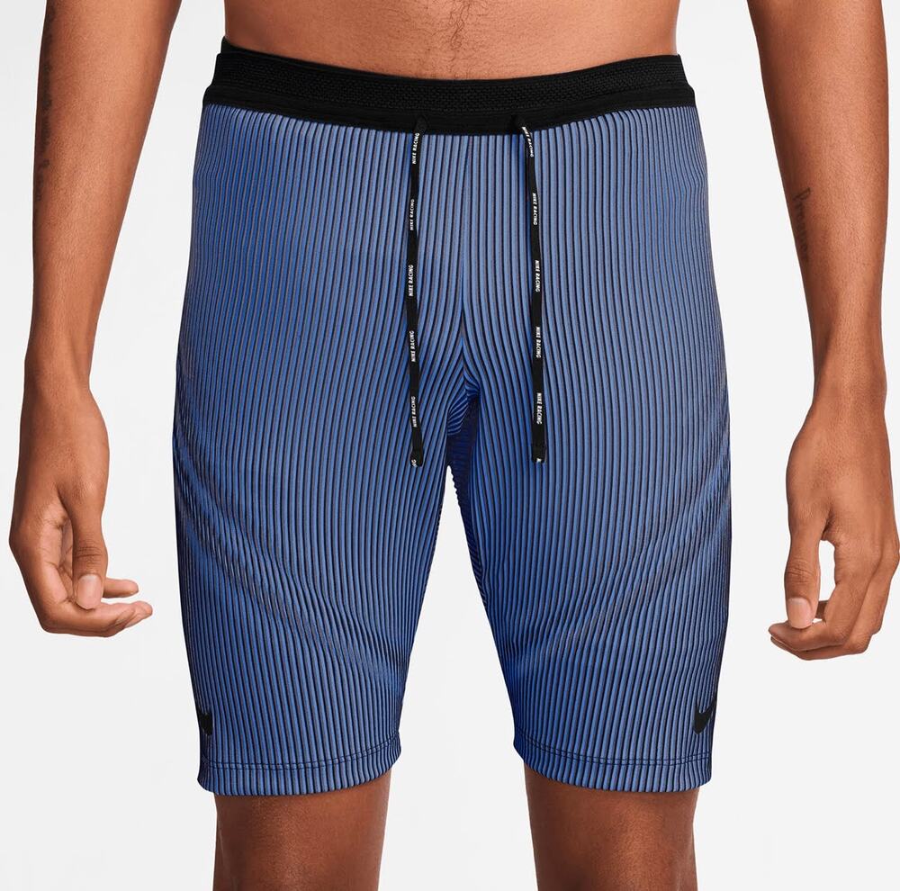 Mens Size XL Nike AeroSwift Running Shorts Dri-FIT ADV Blue Striped FN3369-480